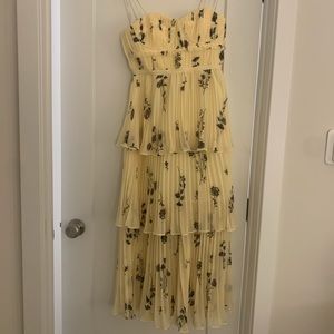 Self portrait midi floral dress